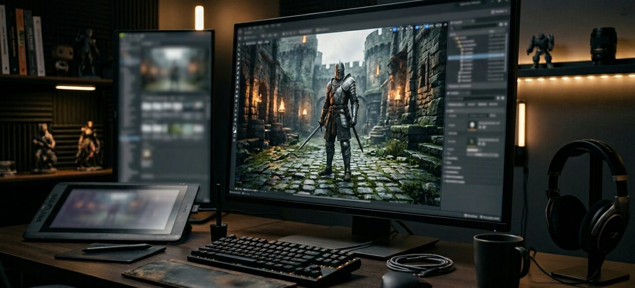Gaming infrastructure workspace